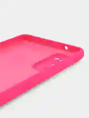 Фуксия чехол для Samsung S20 FE с бархатом внутри