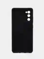 Черный чехол для Samsung S20 FE с бархатом внутри