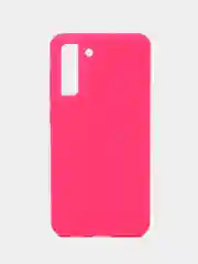 Фуксия чехол для Samsung S21, S21FE, S22, S22 Plus, S21 Ultra, S22 Ultra с бархатом внутри