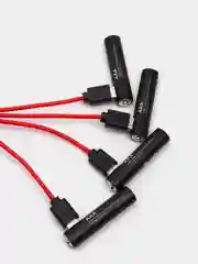 Черный батарейки аккумуляторные ААA Soshine 1,5V 600 mWh / 400 mAh со встроенным Type-C ЗУ