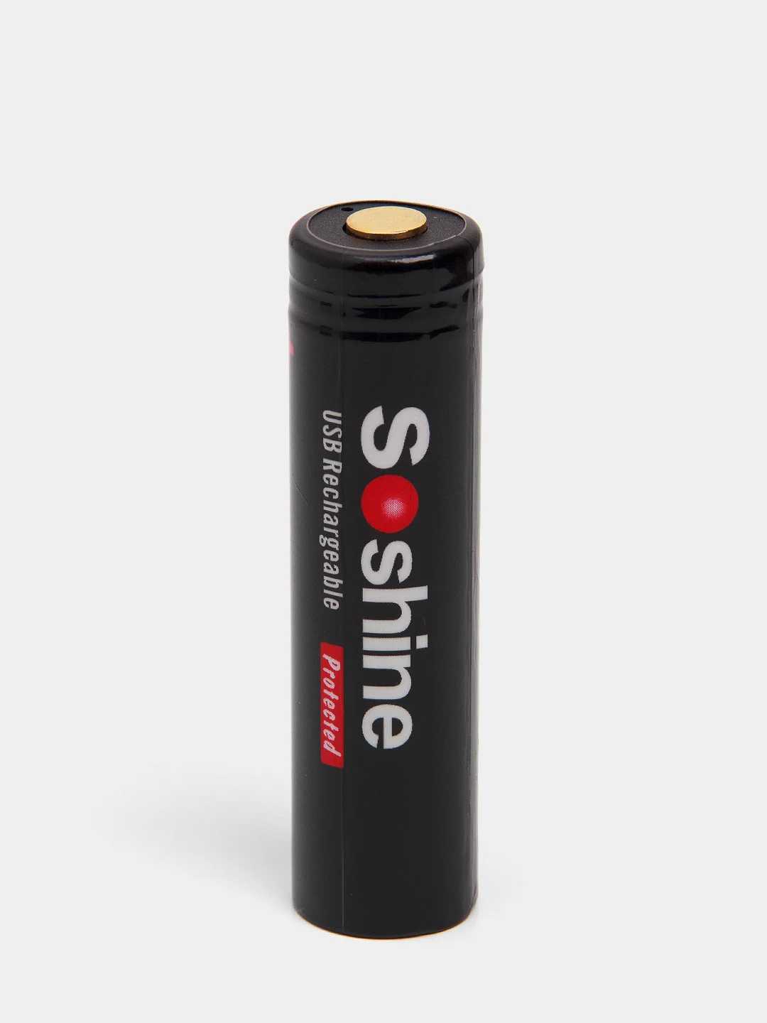 Аккумулятор 18650 со встроенной USB зарядкой Soshine Li-ion 3,7V 9,62 Wh 2600 mAh