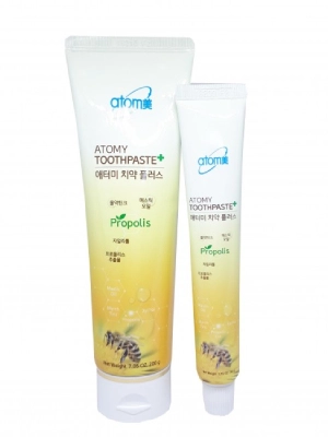 Зубная паста Атоми (Atomy) с прополисом, 1 шт, 50 гр/200 гр