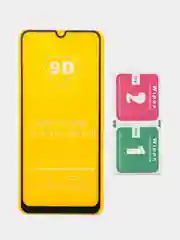 Гибкое защитное стекло для Samsung Galaxy A14 4G, с чёрной рамкой, глянцевое, матовое