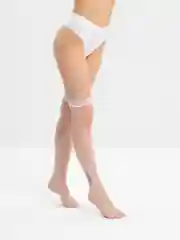 Белый эротичные, черные чулки, в сетку, с кружевным верхом