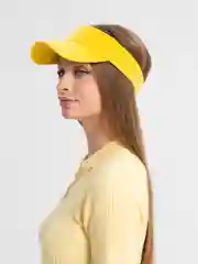 Желтый кепка-козырек