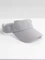 Серый кепка-козырек