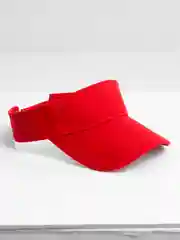 Красный кепка-козырек