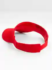 Красный кепка-козырек