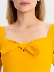 Желтый платье женское