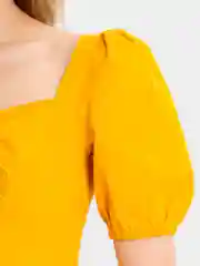 Желтый платье женское