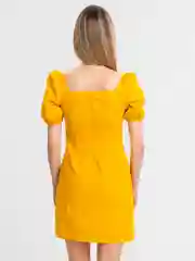Желтый платье женское