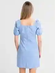 Голубой платье женское