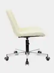 Кресло Brabix Deco MG-316, без подлокотников, экокожа, слоновая кость
