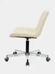 Кресло Brabix Deco MG-316, без подлокотников, экокожа, слоновая кость