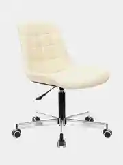 Кресло Brabix Deco MG-316, без подлокотников, экокожа, слоновая кость