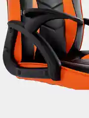Кресло компьютерное Brabix Shark GM-203, экокожа, черно-оранжевое