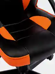 Кресло компьютерное Brabix Shark GM-203, экокожа, черно-оранжевое