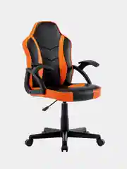 Кресло компьютерное Brabix Shark GM-203, экокожа, черно-оранжевое