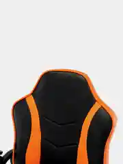Кресло компьютерное Brabix Shark GM-203, экокожа, черно-оранжевое