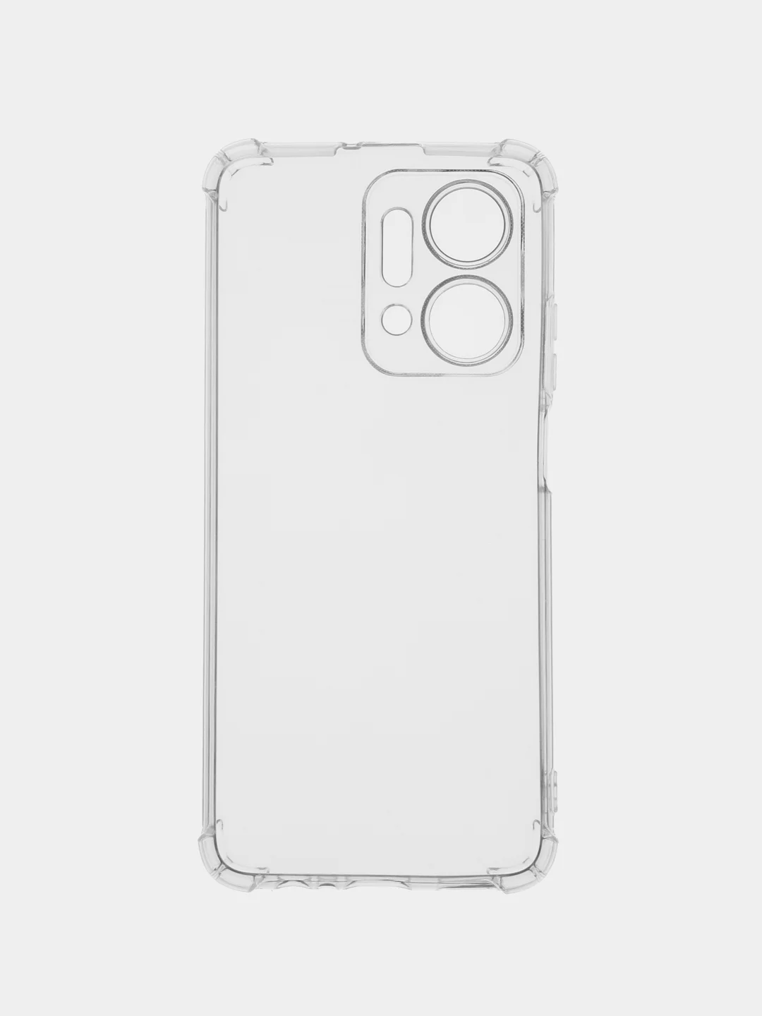 Чехол противоударный для HONOR X7a, с защитой камеры и углов, силикон, прозрачный