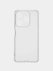 Чехол противоударный Tecno Spark 10 / 10C, с защитой камеры и углов, силикон, прозрачный