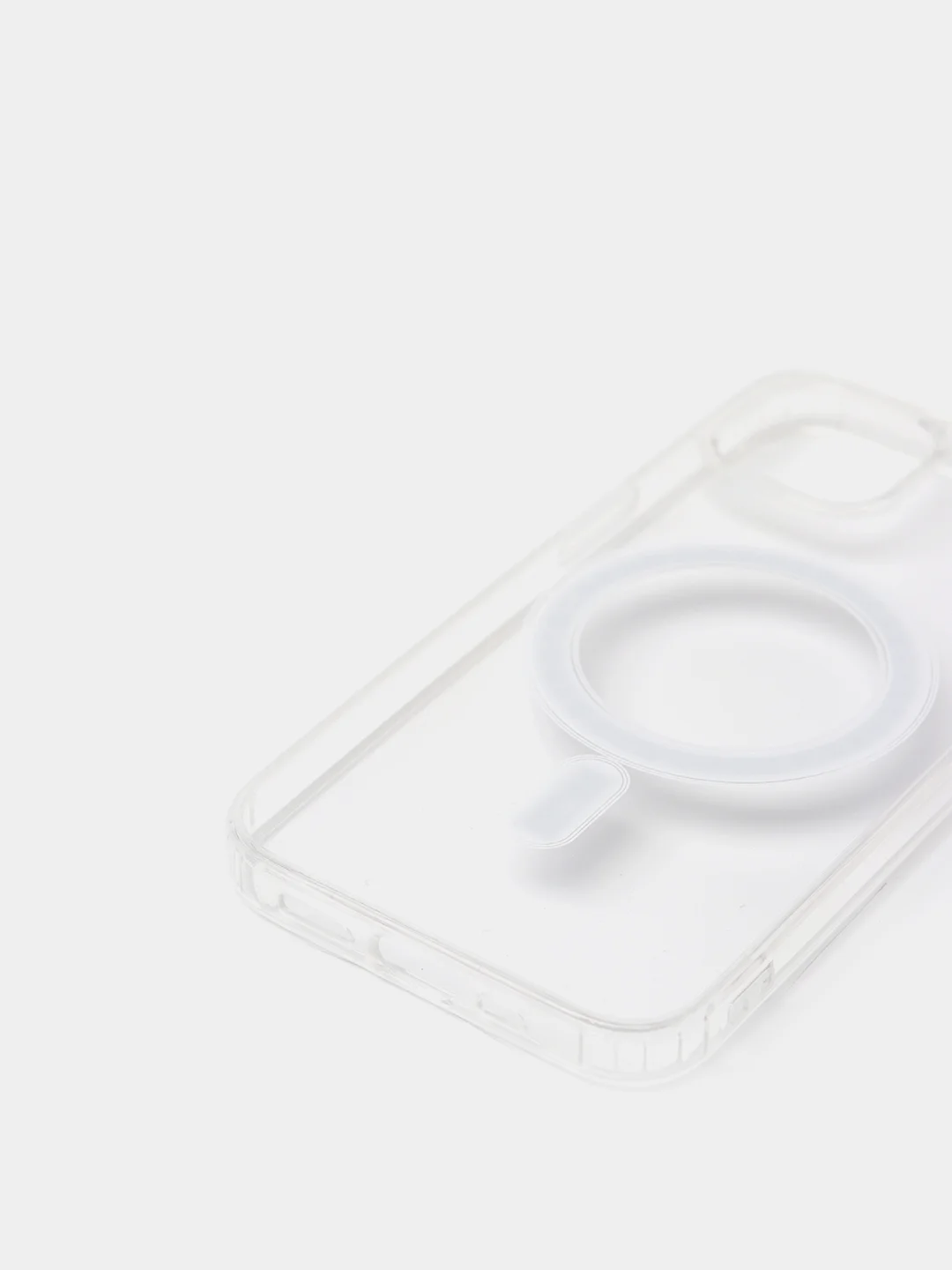 Чехол MagSafe для iPhone 11 / 12 / 13 / 14 / Pro / Max, силиконовый, прозрачный