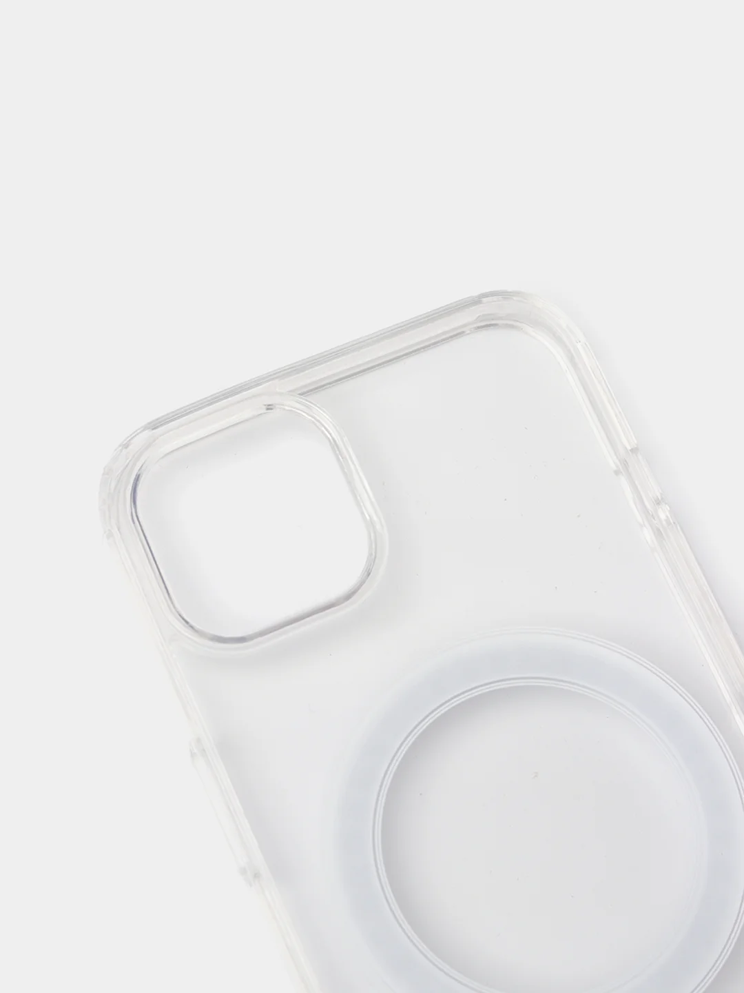 Чехол MagSafe для iPhone 11 / 12 / 13 / 14 / Pro / Max, силиконовый, прозрачный