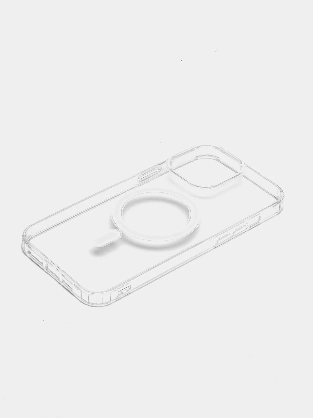 Чехол MagSafe для iPhone 11 / 12 / 13 / 14 / Pro / Max, силиконовый, прозрачный