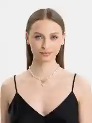 Цепочка на шею с подвеской сердце на подарок