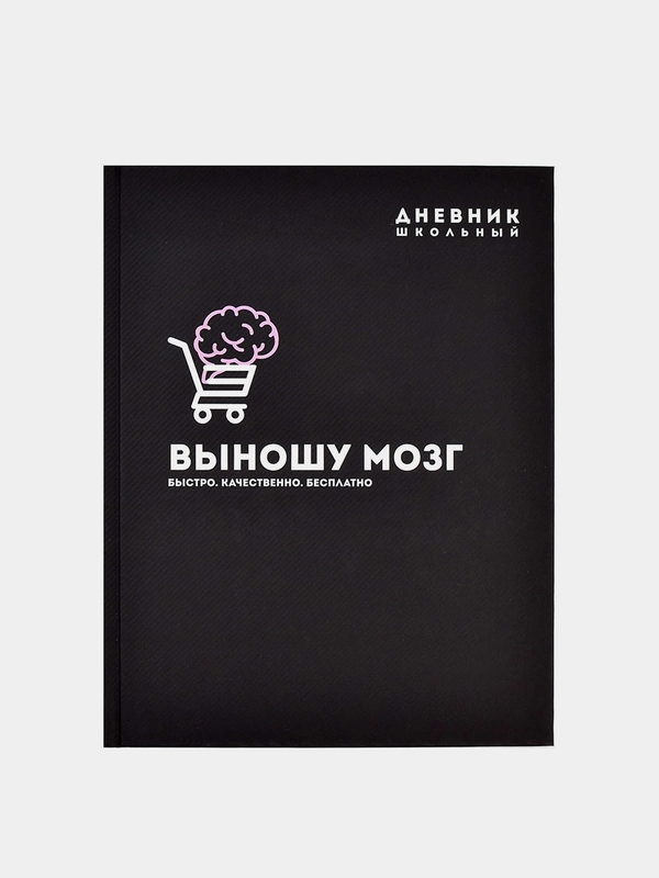 Дневник школьный 1-11 класс ВЫНОШУ МОЗГ в тв.переплёте, А5+, 48 л.