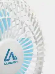 Вентилятор Luazon LOF-04, настольный, 15 Вт, 15 см, 2 режима, пластик, бело-голубой