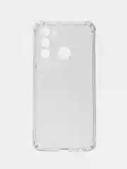 Серебряный чехол Tecno Spark Go 2022 Spark 8C Техно Спарк Го 2022 Спарк 8С силиконовый прозрачный
