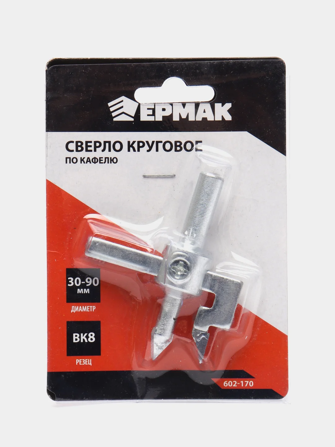 Сверло круговое по кафелю, керамике, стеклу, d=30-90 мм