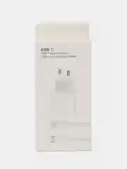 Зарядное устройство для iPhone, блок Type-C, PD, 20W + кабель Type-C/Lightning