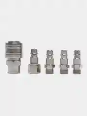 Набор фитингов 1.4" из 5 соединителей для пневмоинструмента, краскопульта