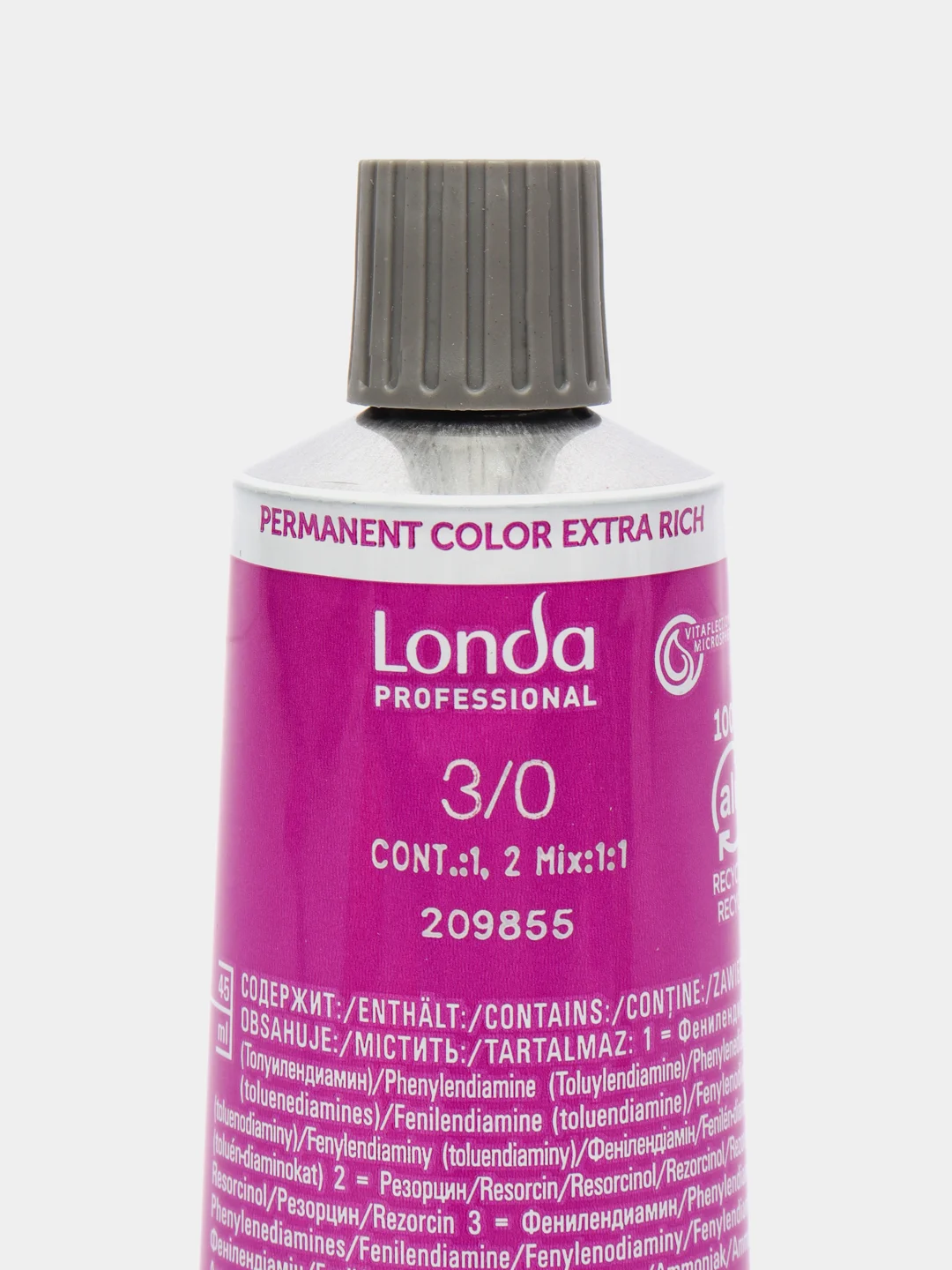 Londa Professional стойкая крем-краска для волос 3/0 темный шатен, 60 мл