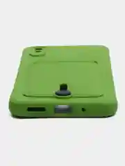 Лайм чехол Xiaomi Redmi 9A, Сяоми Редми 9А, силиконовый, с карманом для карты