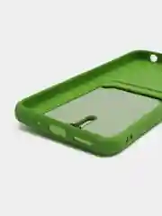 Лайм чехол Xiaomi Redmi 9A, Сяоми Редми 9А, силиконовый, с карманом для карты