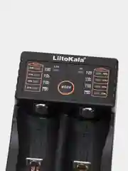 Черный зарядное устройство Liitokala lii-202 для аккумуляторов и батареек c режимом Power Bank