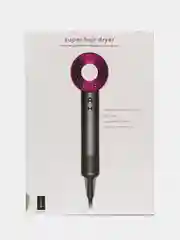 Вишнёвый профессиональный фен для укладки и сушки волос Super Hair Dryer