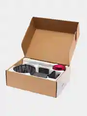 Вишнёвый профессиональный фен для укладки и сушки волос Super Hair Dryer