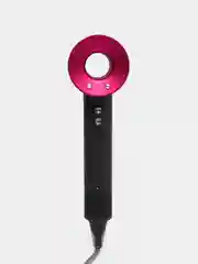Вишнёвый профессиональный фен для укладки и сушки волос Super Hair Dryer