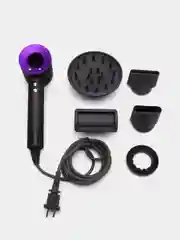 Фиолетовый профессиональный фен для укладки и сушки волос Super Hair Dryer