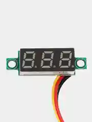 Красный вольтметр 0.28" для Ардуино