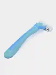 Голубой бритвенный станок с 3 сменными кассетами