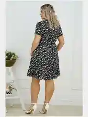 Черный платье женское, большие размеры