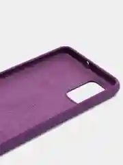 Фиолетовый чехол для Samsung A50, A30s, A51, A31, с бархатом внутри