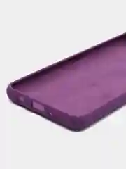 Фиолетовый чехол для Samsung A50, A30s, A51, A31, с бархатом внутри