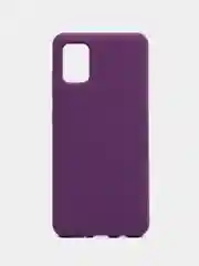 Фиолетовый чехол для Samsung A50, A30s, A51, A31, с бархатом внутри