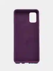 Фиолетовый чехол для Samsung A50, A30s, A51, A31, с бархатом внутри